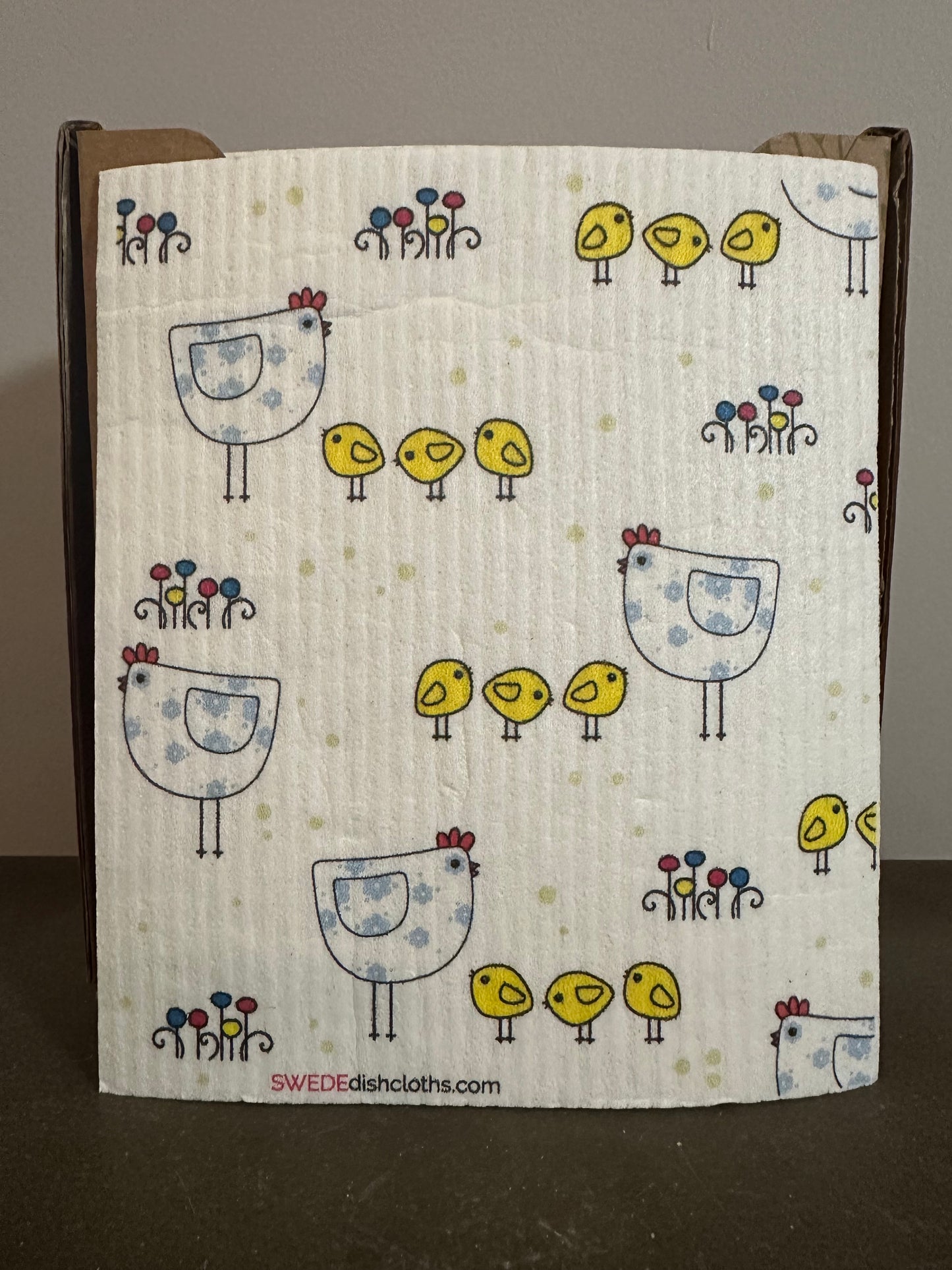 Swedish Dishcloth Chicken Family