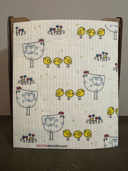 Swedish Dishcloth Chicken Family