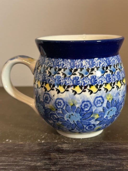 Ceramika Artystyczna, Unikat U4744, Deep Blue, Bubble Mug