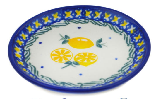 Ceramika Bona Polish Pottery, When Life Gives You Lemons, Small Plate/Coaster