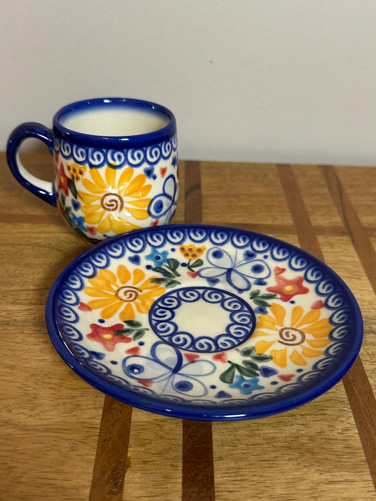 Vena, Butterfly Espresso Cup & Saucer