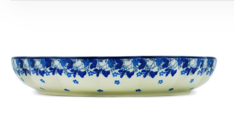 Ceramika Artystyczna, Blue Spring, Chip and Dip Platter
