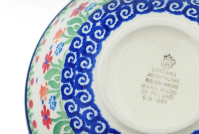 Ceramika Artystyczna, Babcia's Garden, Bowl.  5"