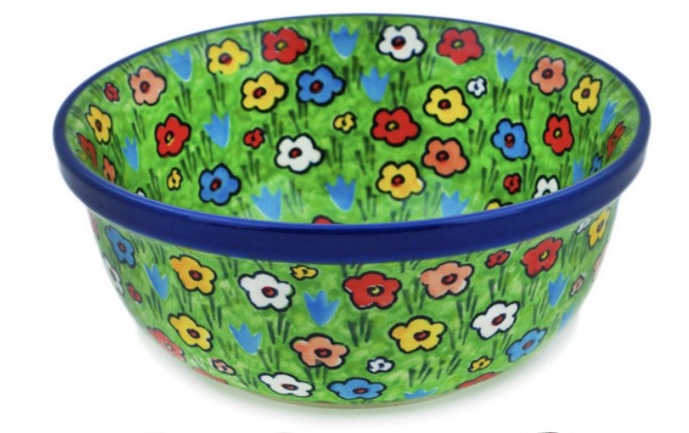 Ceramika Artystyczna, U4878, Whimsical Garden, Bowl
