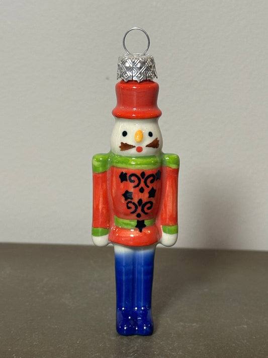 Kalich, Art Level, Red/Blue Nutcracker Ornament