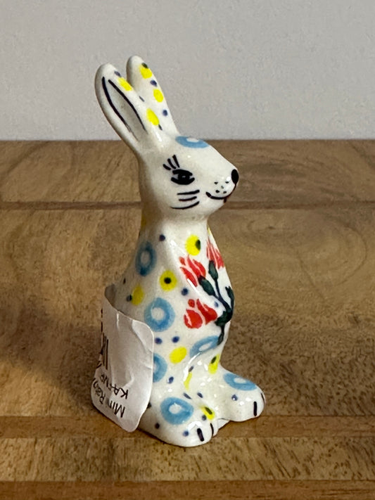 Kalich, Mini Stand Up Rabbit/Bunny Figurine, Pattern E
