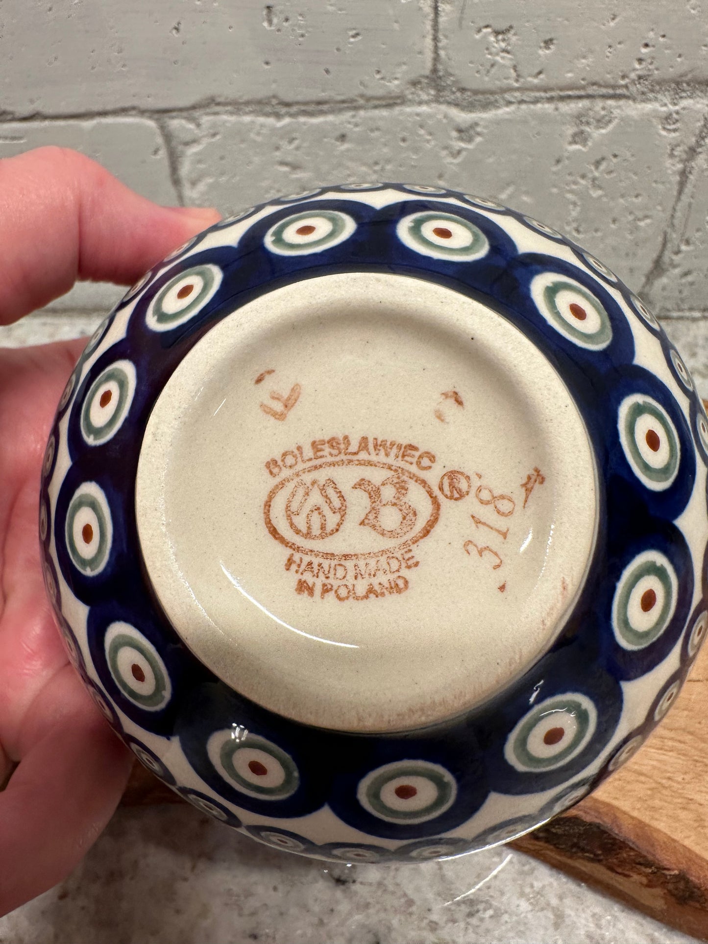 Zaklady Polish Pottery, Reindeer Forest, Ice Cream Bowl