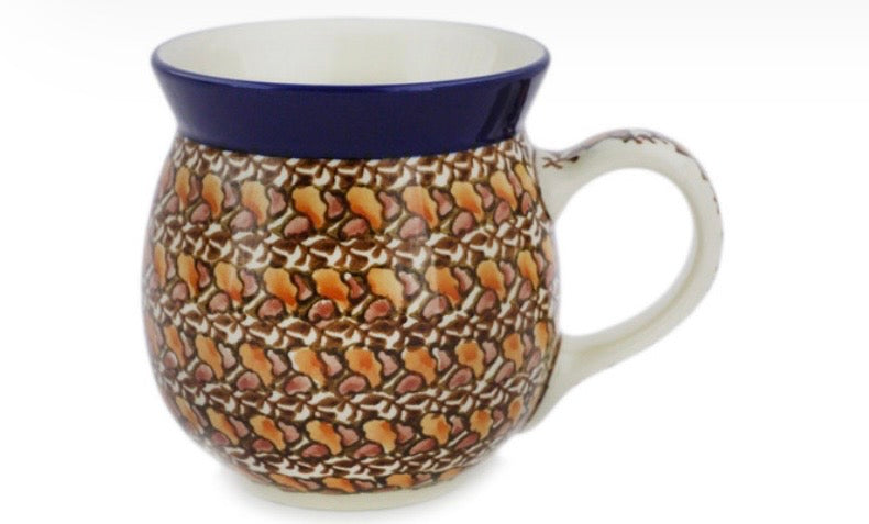 Ceramika Artystyczna, U5212 Autumn Spiral, Large Bubble Mug