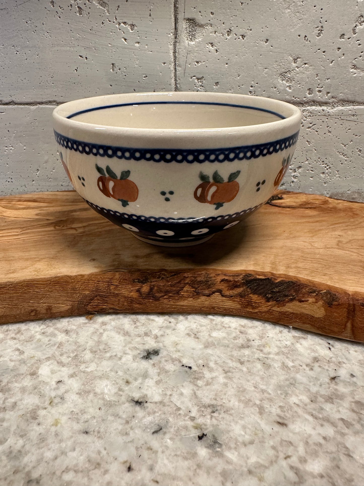 Zaklady Polish Pottery, Country Apple, Bowl