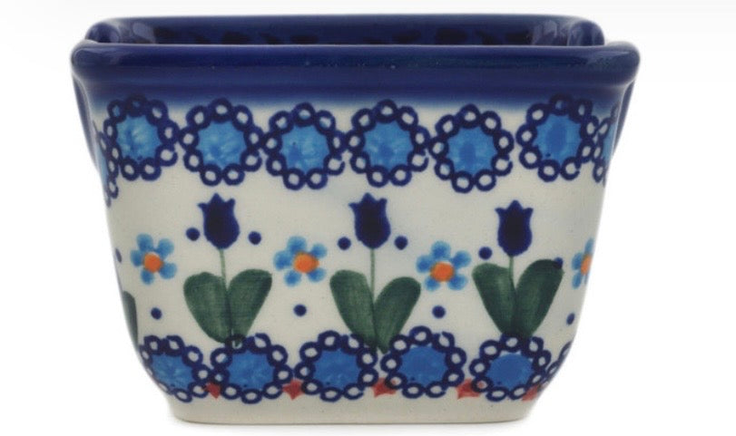Ceramika Bona, Savannah/Blue Tulip Sugar Packet Holder