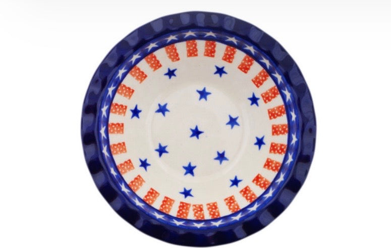 Ceramika Artystyczna, Classic Americana, Scalloped Bowl 5"