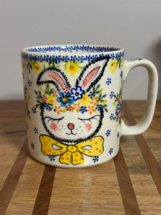 Vena, Unikat U588, Yellow Bow Bunny, Straight Mug