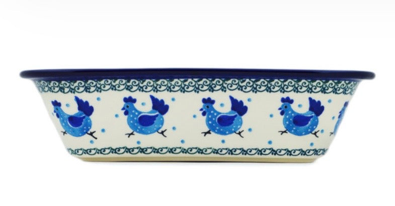 Ceramika Artystyczna, Run Chicken Run, Rectangular Baker