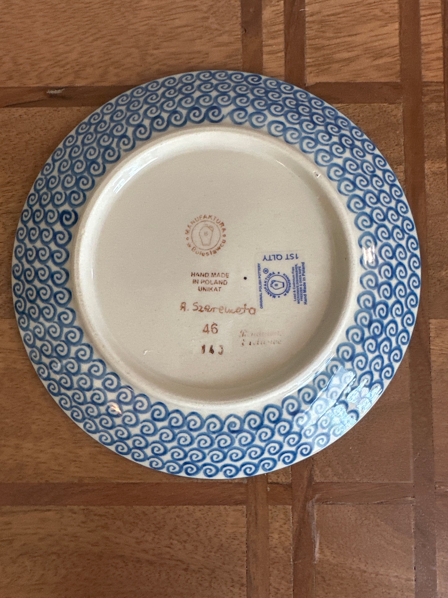 Manufaktura Polish Pottery Calico 7" Round Plate