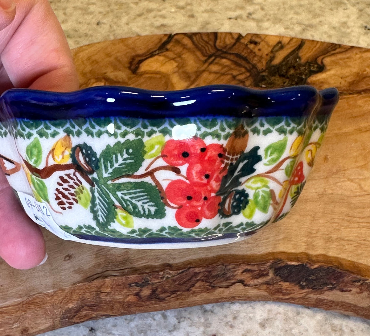 Kalich, A1 Level, Fox, Mushroom, Pinecones, Berries, Small Babka Bowl