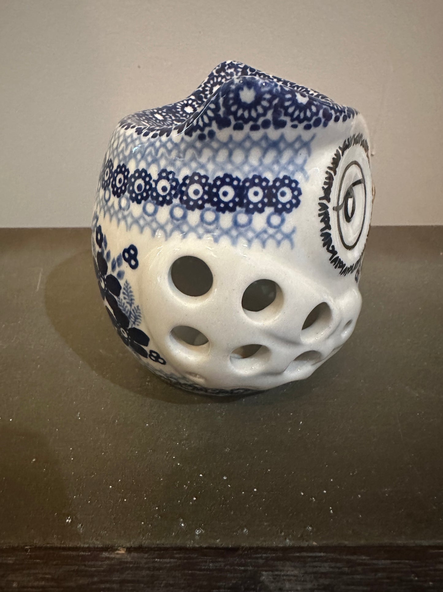 Manufaktura, Indigo Garden, Owl Luminary & Wax Warmer