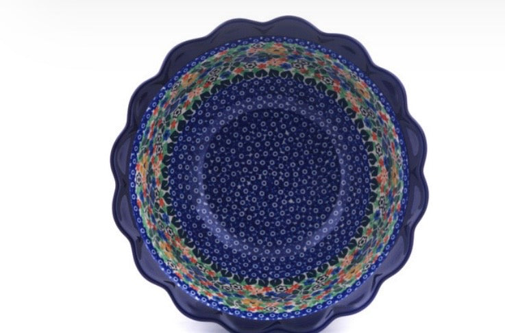 Ceramika Artystyczna, Unikat Spring Garden, Scalloped Bowl