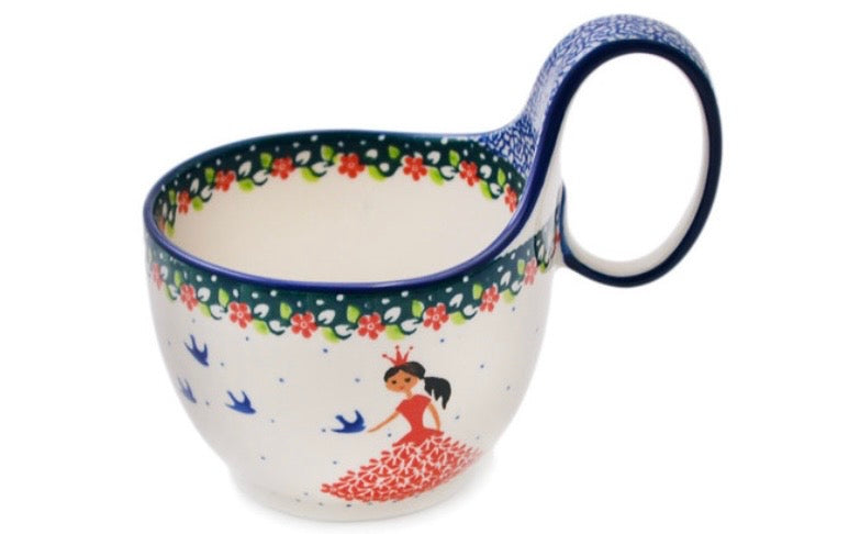 Ceramika Artystyczna, Bird Princess, Loop Mug/Bowl