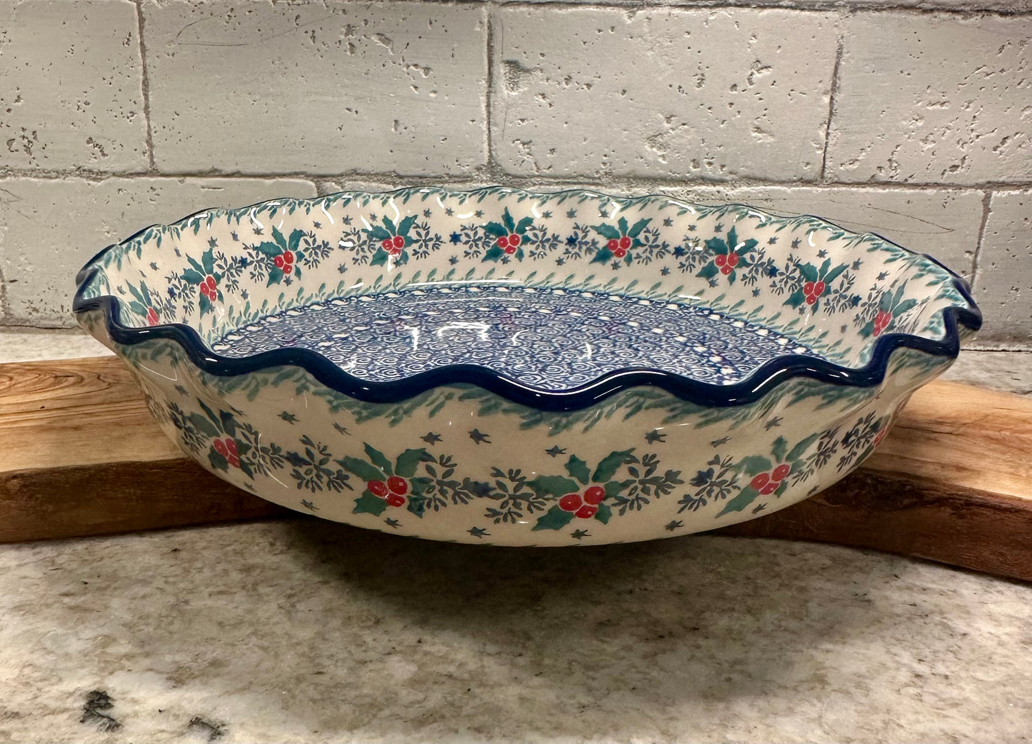 Ceramika Artystyczna, Winter Joy, Pie Plate