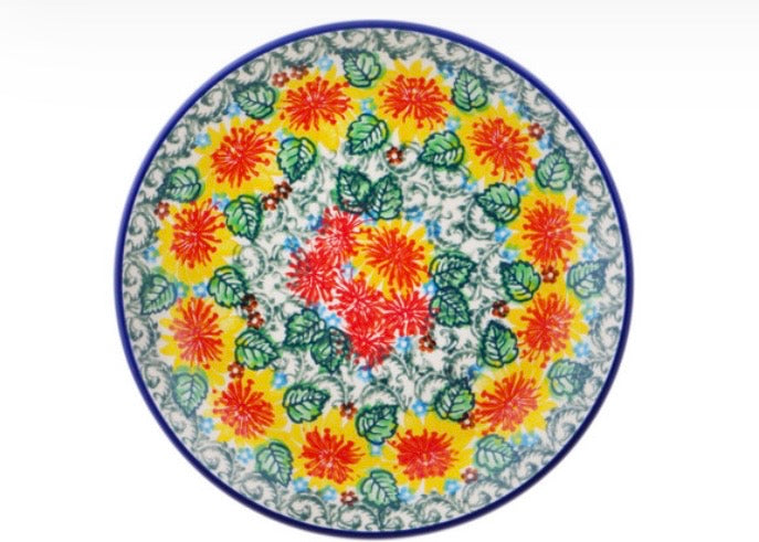 Ceramika Artystyczna, U4525  Marigold Chain, Dessert/Luncheon Plate 8"
