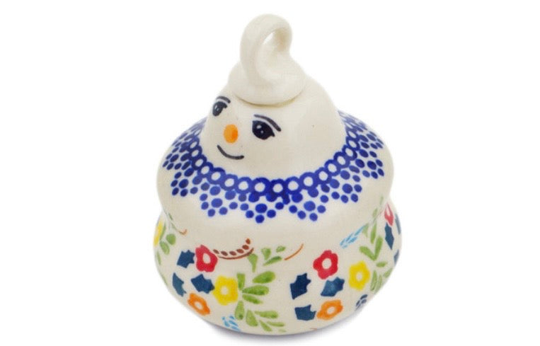 Manufaktura, Unikat Rainbow Delight, Snowman Ornament 3"