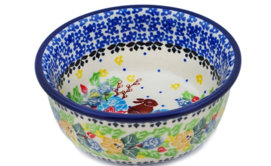 Ceramika Artystyczna, Chocolate Bunny, Bowl 5"