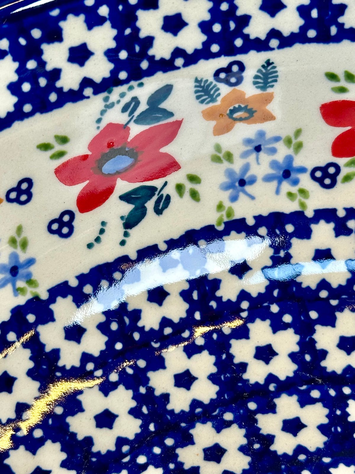 Manufaktura, Polonaise, Agata Scalloped Large Bowl 11"