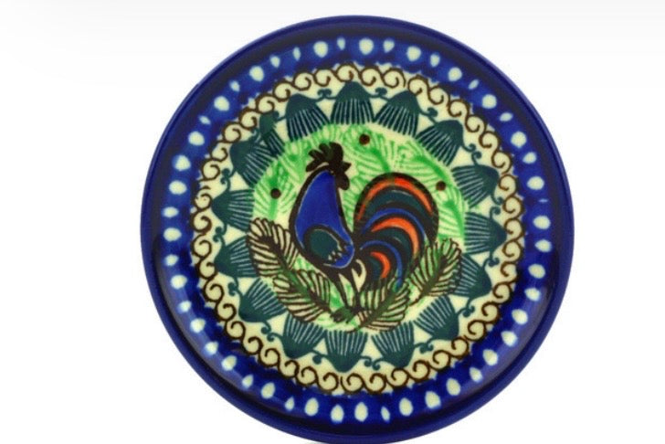 Ceramika Artystyczna, Rooster Row, Coaster/Mini Plate
