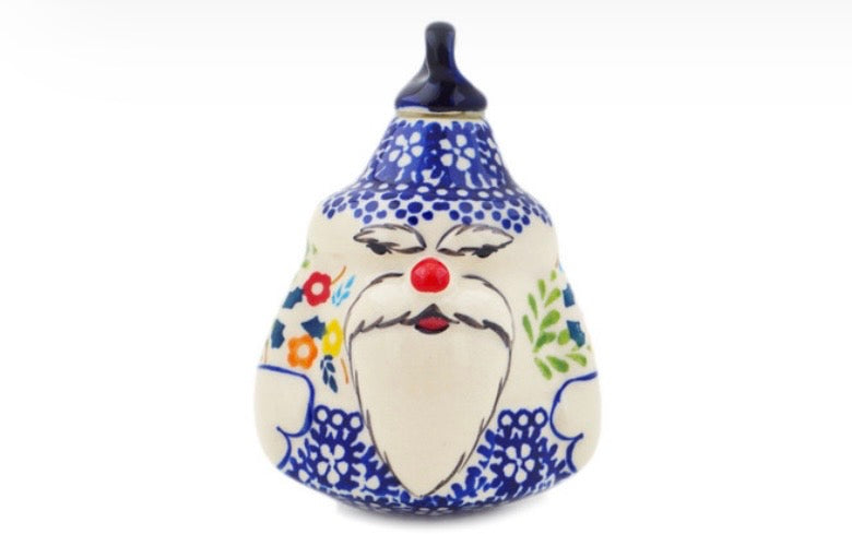 Manufaktura, Unikat Rainbow Delight, Santa Christmas Ball Ornament 4"