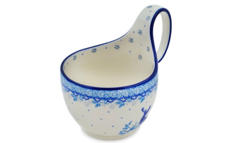 Ceramika Artystyczna, Blue Mistic Winter, Loop Mug/Bowl