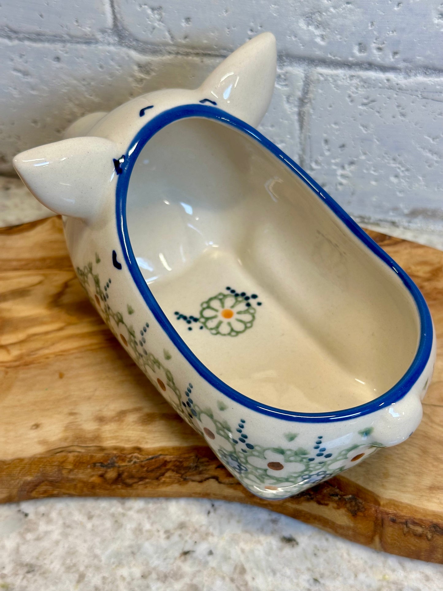Manufaktura, Daisy Jane, Salt Pig/Sponge Holder/Dip Bowl