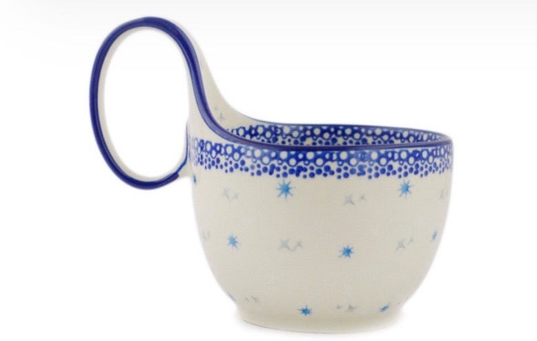 Ceramika Artystyczna, Snowcap Songbird, Loop Mug/Bowl