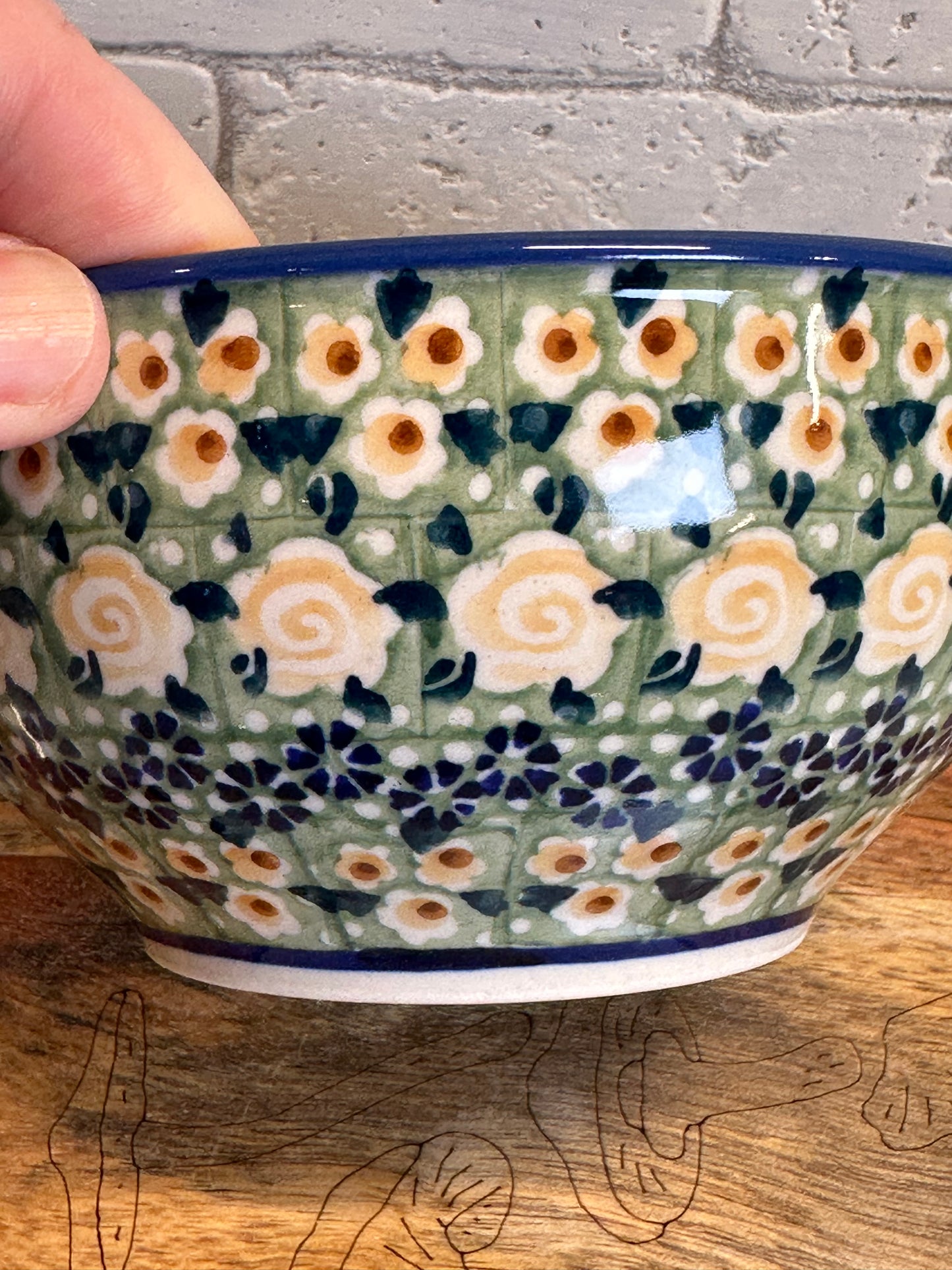 Manufaktura, Perennial Garden, Tapered Bowl 5.25"