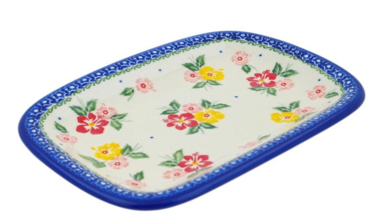 Bona, Hibiscus Splendor, Platter/Plate 10"