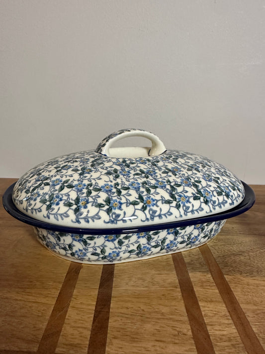 Ceramika Artystyczna,  Summer Wind, Medium Covered Baker