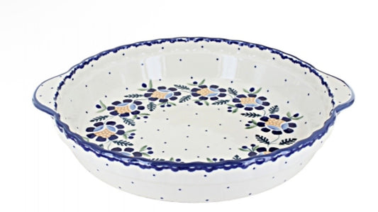 Manufaktura, Sunflower Pie Plate with Handles