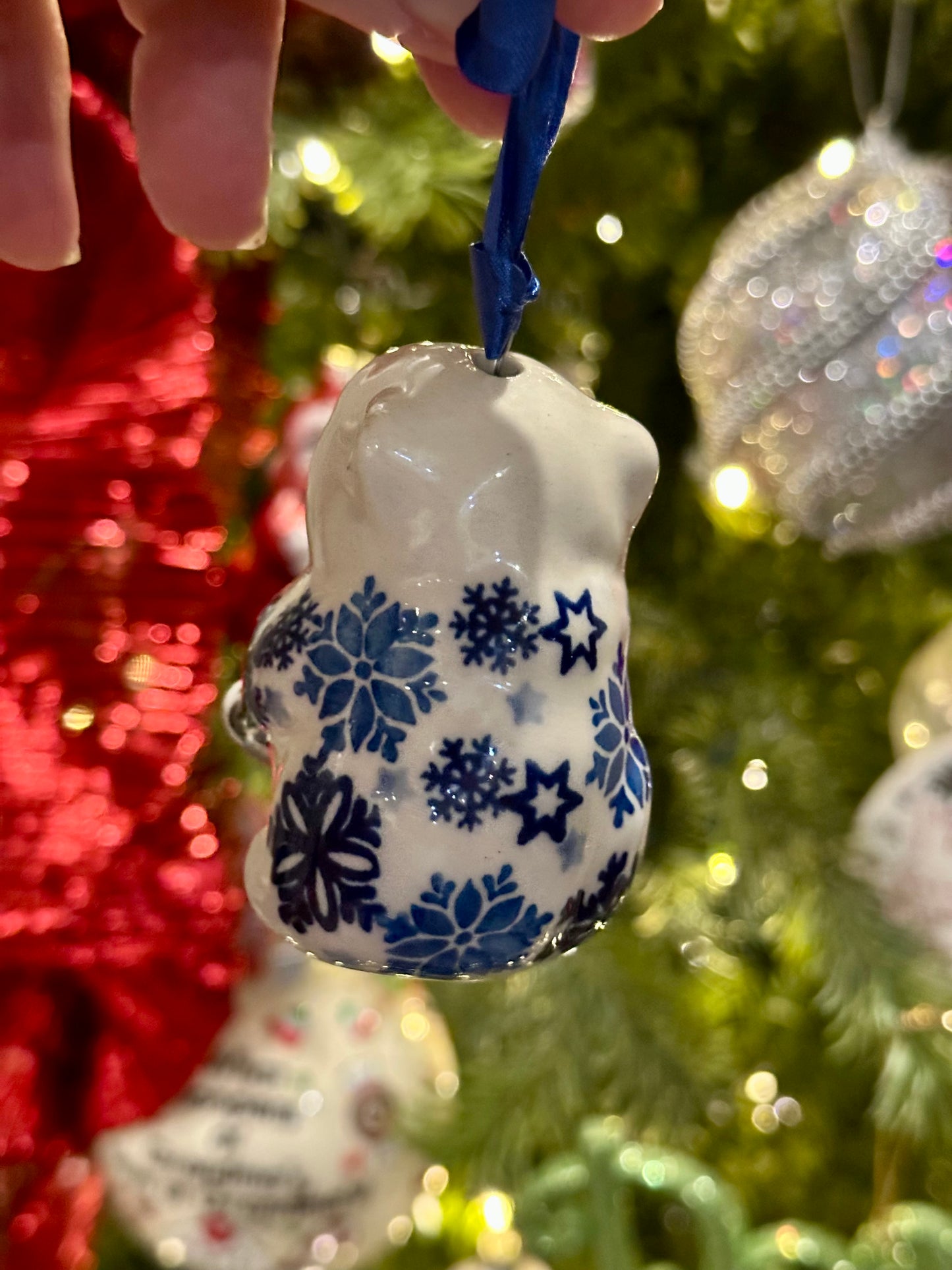 Manufaktura Snowflake Bulldog Ornament