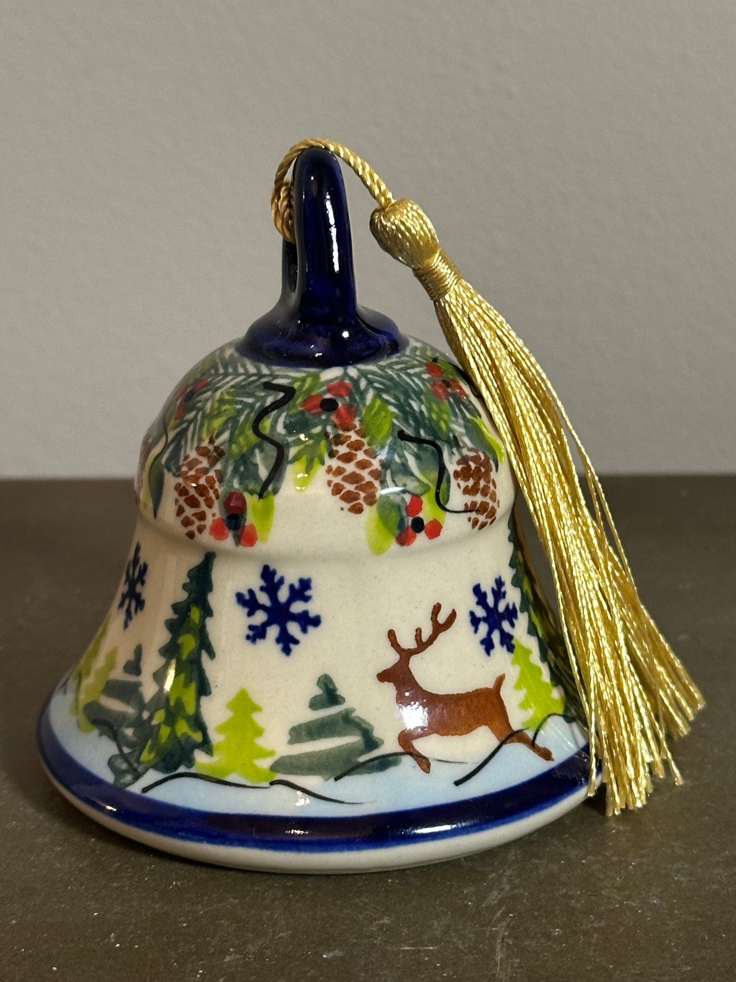 Kalich Deer in the Forest, Preowned, Bell Ornament