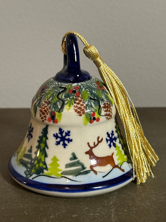 Kalich Deer in the Forest, Preowned, Bell Ornament