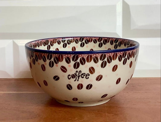 Ceramika Artystyczna Polish Pottery, Coffee Bean, Bowl