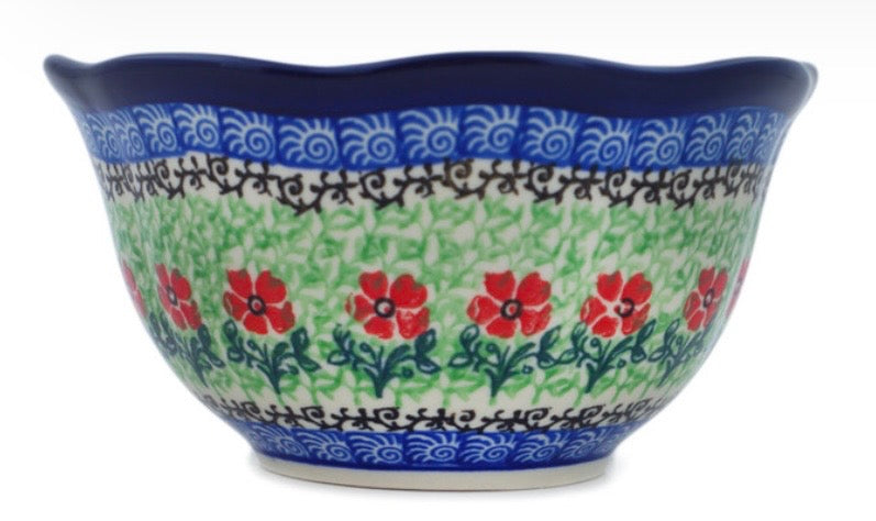 Ceramika Artystyczna, Maraschino, Scalloped Bowl