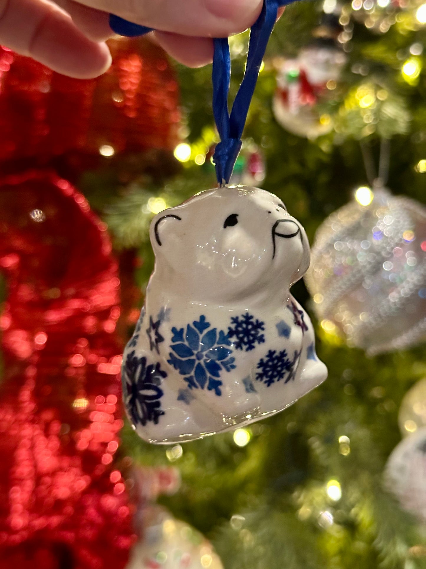 Manufaktura Snowflake Bulldog Ornament