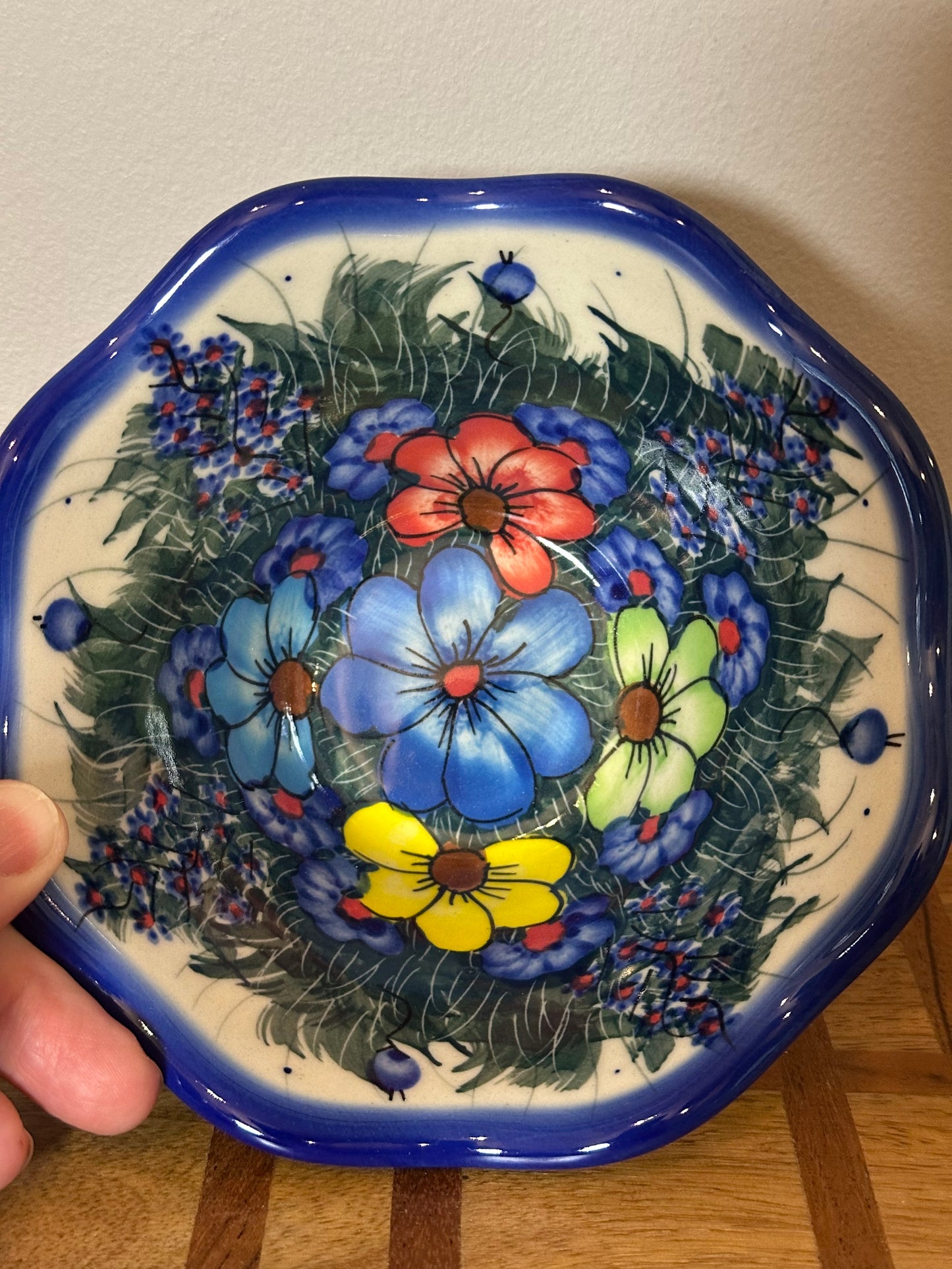 Kalich, Art Level 2, Multicolor Flower, Ruffled, Deep Viki Bowl