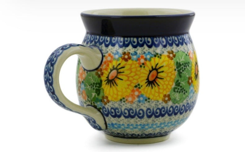 Ceramika Artystyczna, U4202 Enchanted Spring, Medium Bubble Mug