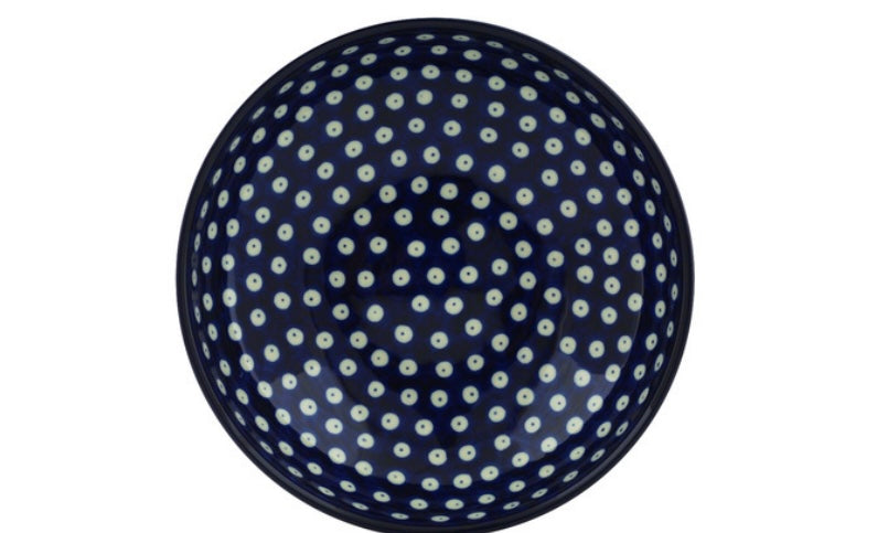 Ceramika Artystyczna Polish Pottery, Traditional Blue Eyes, Pasta/Serving Bowl