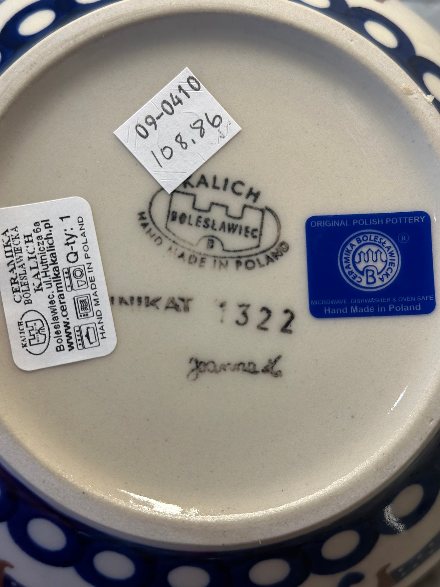 Kalich, Dressed Dachshund, Large Bowl, 7.25" x 3.75"