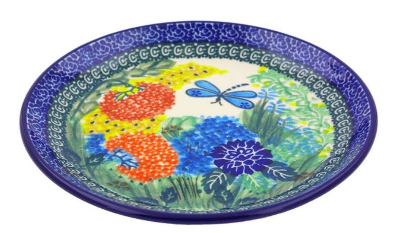 Ceramika Artystyczna, Unikat Garden Delight, Dessert/Luncheon Plate 8"