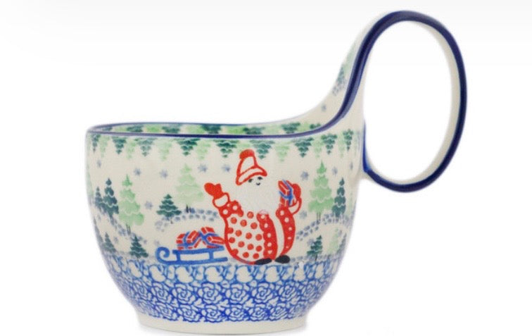 Ceramika Artystyczna, Unikat U5174, Gift Giving, Loop Mug/Bowl