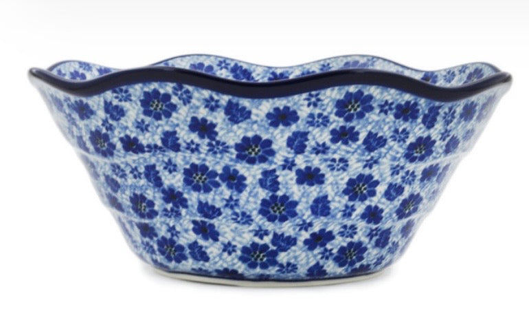 Ceramika Artystyczna, Misty Dragonfly, Scalloped Bowl