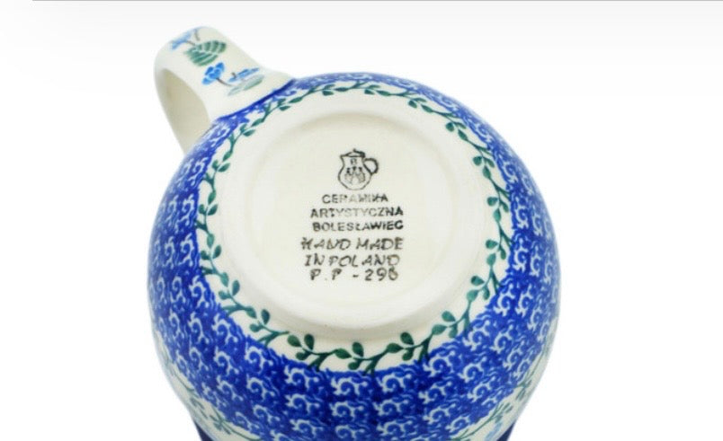Ceramika Artystyczna, Blue Blossom, Bubble Mug 16 oz